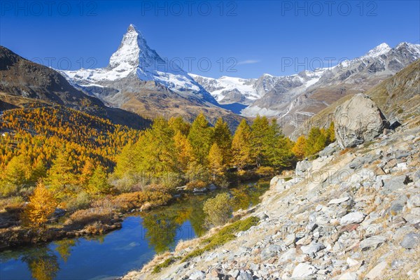 Matterhorn and Lake Grindji