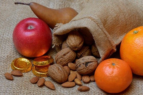 Nuts and fruits for St. Nicholas Day