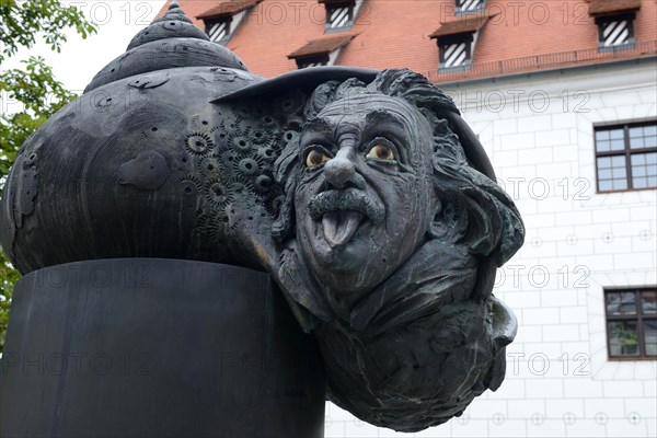 Einstein Fountain at the Zeughaus