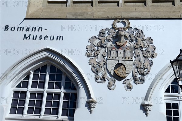 City coat of arms of Celle at the Bomann Museum