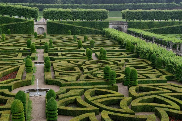 Garden of Villandry Castle