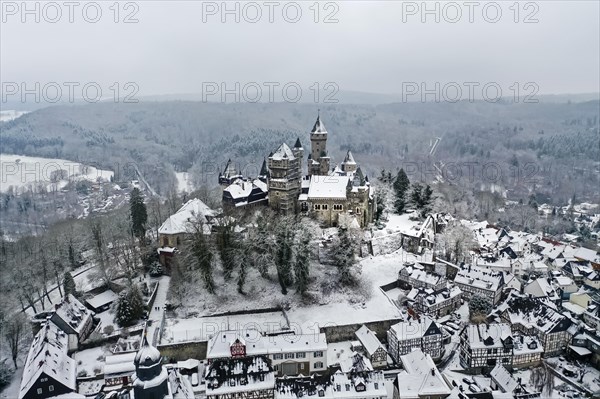 Braunfels Castle in winter