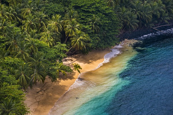 Overlook over banana beach