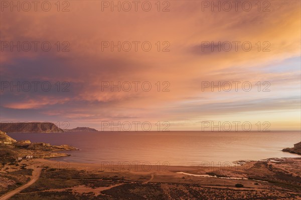 Sunrise at the beach El Playazo