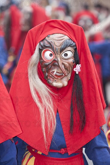 Portrait mask of Swabian-Alemannic carnival