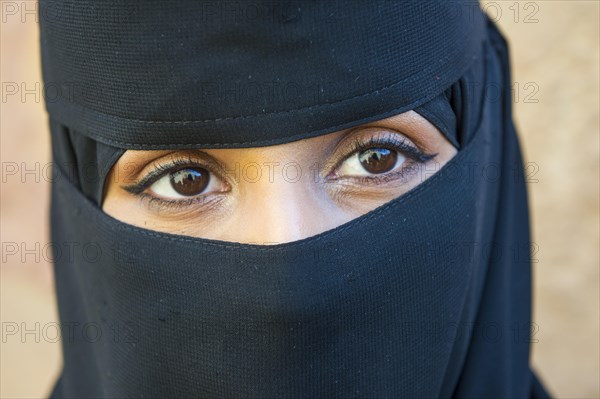 Woman with traditional Hijab