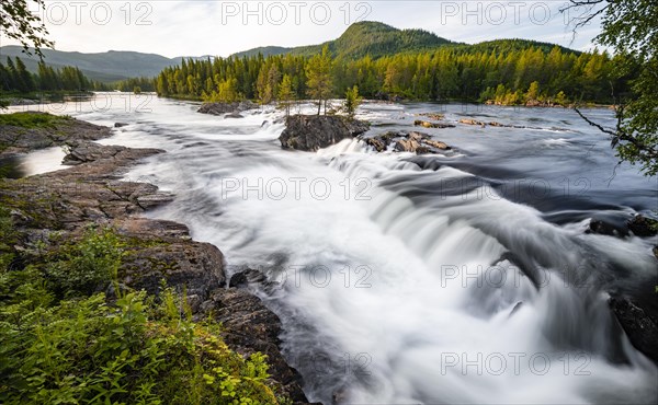 Rapids in the river Namsen