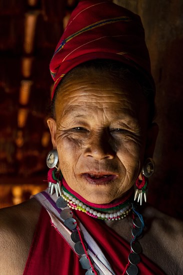 Old Kayan woman