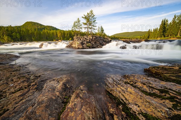 Rapids in the river Namsen