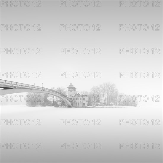 The Abbey Bridge connects Berlin Treptow Koepenick over the river Spree with the Island of Youth