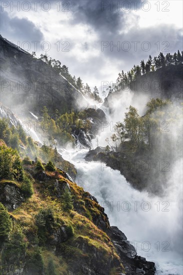 Latefossen Waterfall