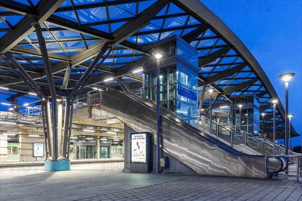 Hanover metro underground station Messe Ost EXPO Plaza station