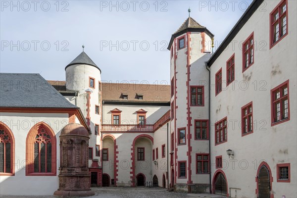 Inner courtyard of the Marienberg Fortress