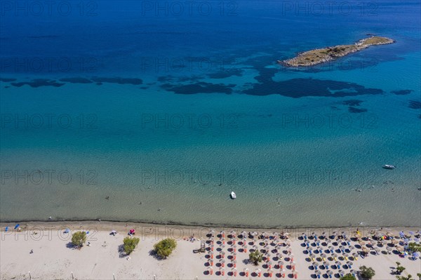 Aerial of Psili Ammos beach
