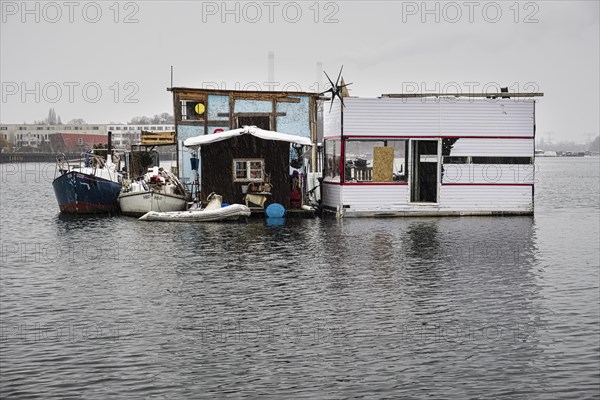 Houseboats on Rummelsburg Bay