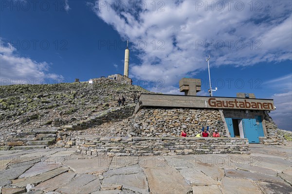 Mountain station of Gausta or Gaustatoppen highest mountain in Norway