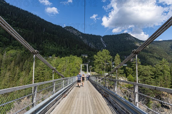 Bridge leading to the hyroelectric power station