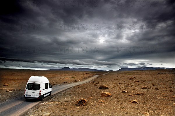 Highland track with Mercedes Sprinter Camper