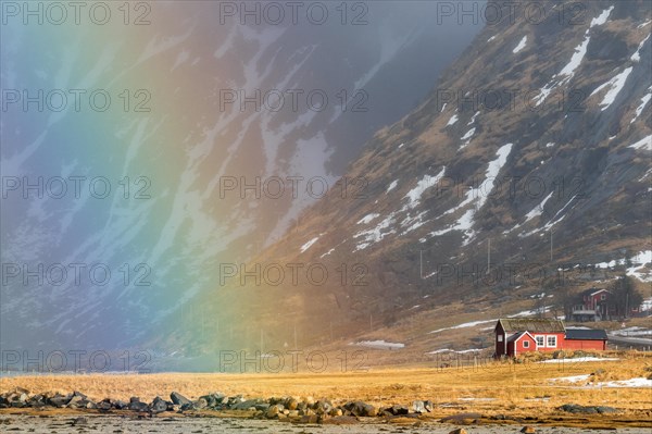 Rainbow over Flakstadoya