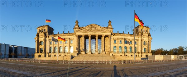 Reichstag Bundestag Government Parliament Reichstag Building Panorama in Berlin