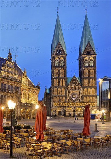 Market with town hall