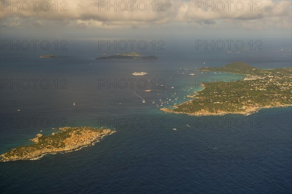 Aerial of Virgin Gorda