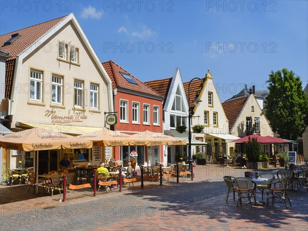 Gabled houses in the old town