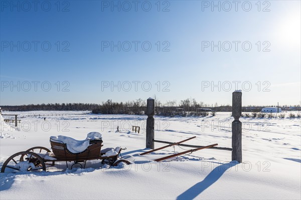 Old horse cart