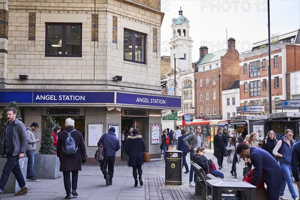 Angel Station Underground Entrance