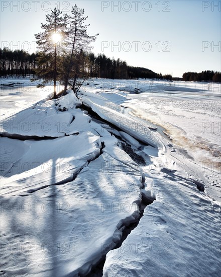 Split ice in Finland