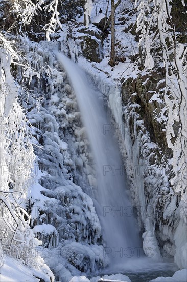 Iced waterfall