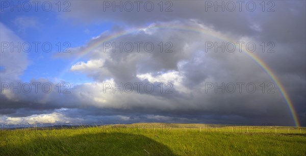 Rainbow at Laugarfell hut