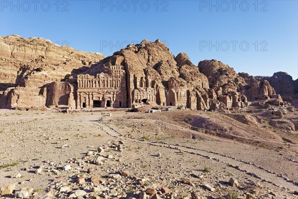 Royal tombs on the western slope of Jabal al-Khubtha