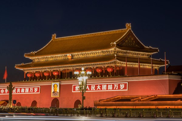 Blue hour at Tiananmen Square