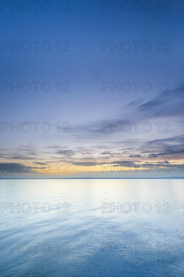 View from Arbon over Lake Constance at sunrise