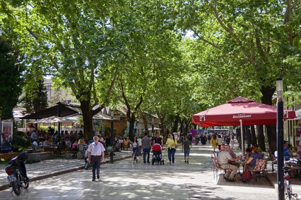 Murat Toptani pedestrian zone