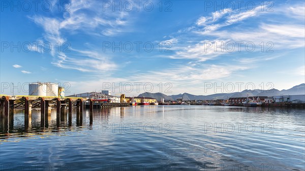 Entering the port of Andenes