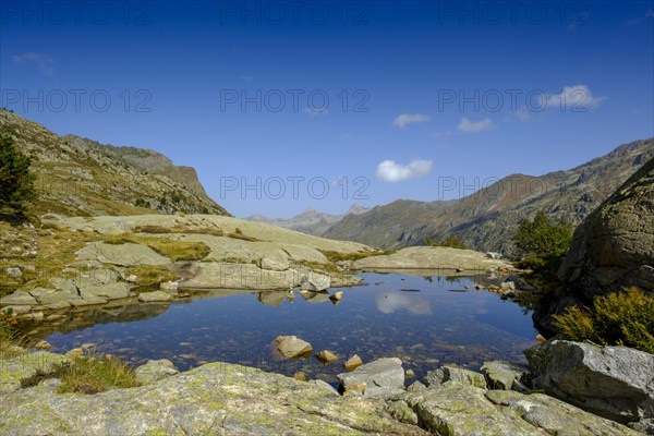 Small lake on the Petit train d'Artouste