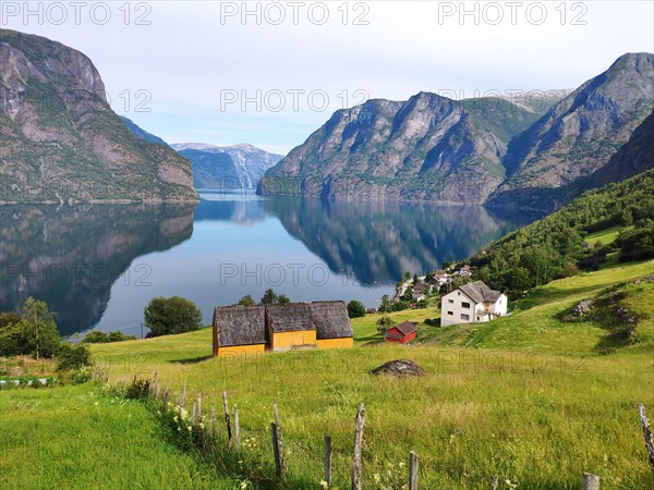 View of the Aurlandsfjord
