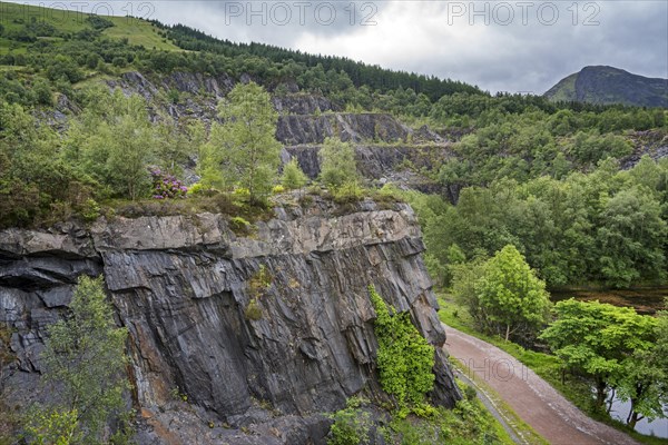 Abandoned Ballachulish Slate Quarry in Lochaber