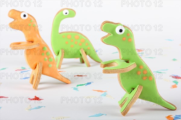 Dinosaur shaped cookies