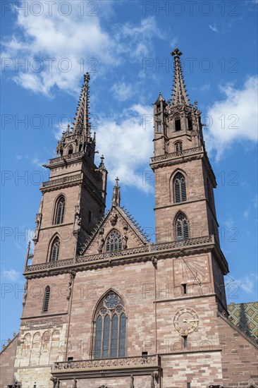 Basel Minster seen from the west