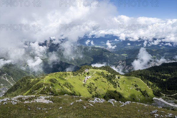 View of Koenigshaus am Schachen and Schachenhaus