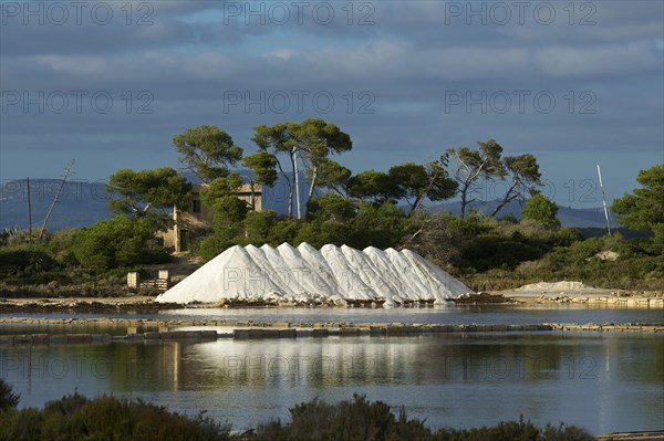 Salt heap in Colonia Sant Jordi