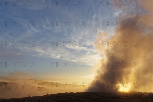 Geyser Stori at sunrise