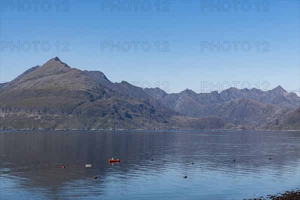 View from Elgol on the Black Cuillin ridge