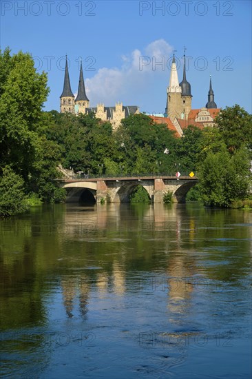 View of Merseburg Cathedral and Merseburg Castle