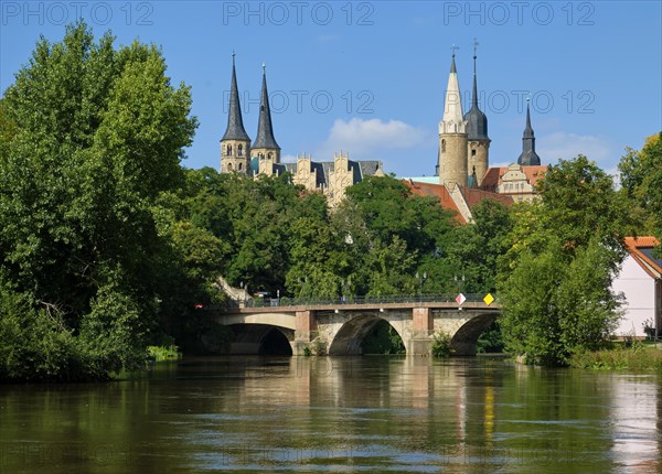 View of Merseburg Cathedral and Merseburg Castle