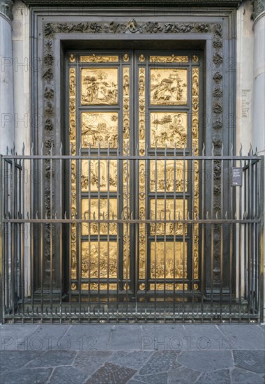 Bronze Door with Old Testament Scenes