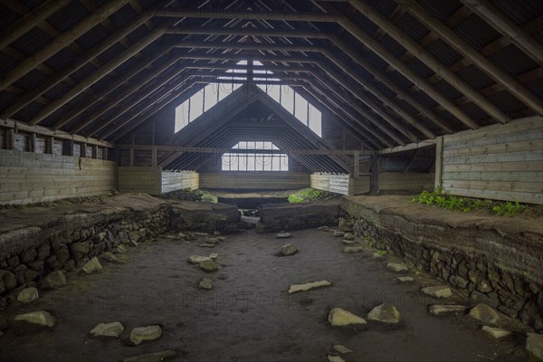 Excavation Viking Longhouse Stoeng